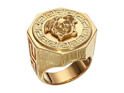 versace medusa ring replica|versace medusa ring men.